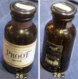 26 BOTELLA VIDRIO PROOF N13